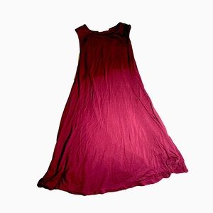 Maroon T Shirt Dress